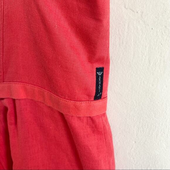 Armani Coral Pink Sleeveless Dress Size‎ 10 - Picture 3 of 7